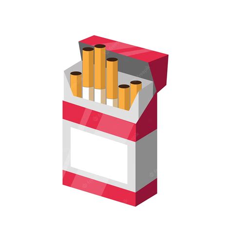 Premium Vector Cigarettes Pack Illustration Design Element Flat Icon