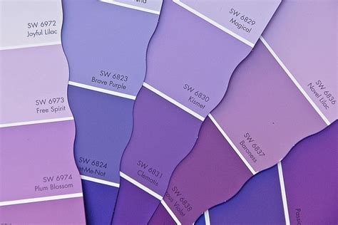 Purple Paint Samples Purple Paint Purple Rooms Purple Bedrooms