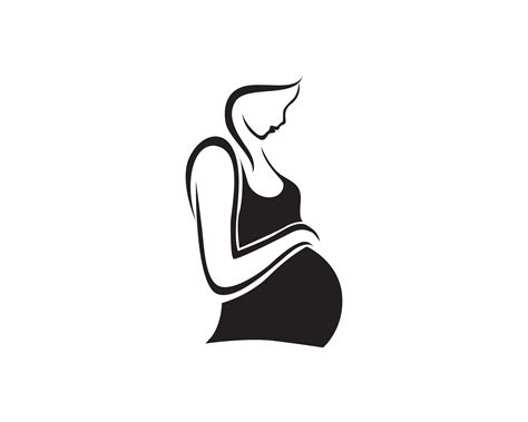 pregnant woman vector art icons and graphics for free download
