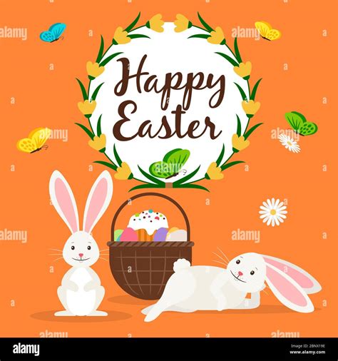 Two Rabbits Images Stock Vector Images Alamy