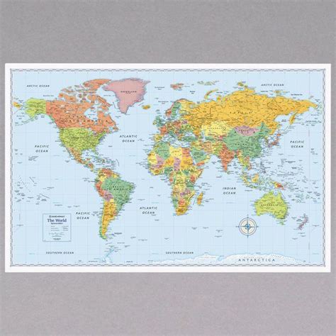 Rand Mcnally Rm528012754 M Series 50 X 32 Color World Map World