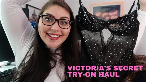 Plus Size Victoria S Secret Try On Lingerie Haul Youtube