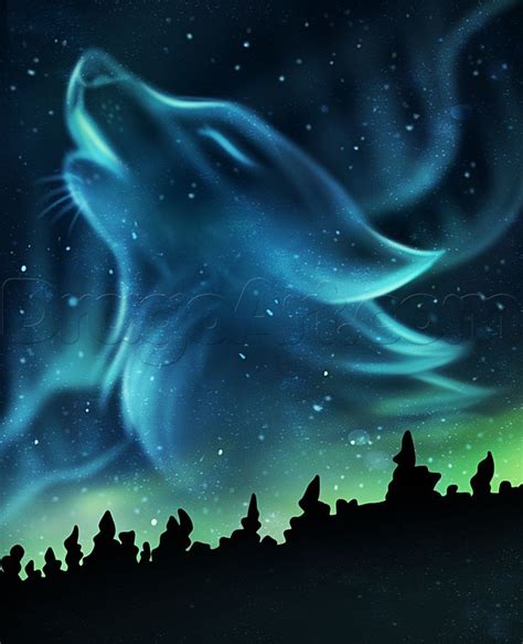20 wolves and the moon drawing pictures. how to draw a wolf spirit | Art Illustrations | Pinterest ...