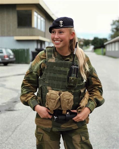 Norwegian Soldier Vildemlw With A Heckler And Koch Mp7 Submachine Gun