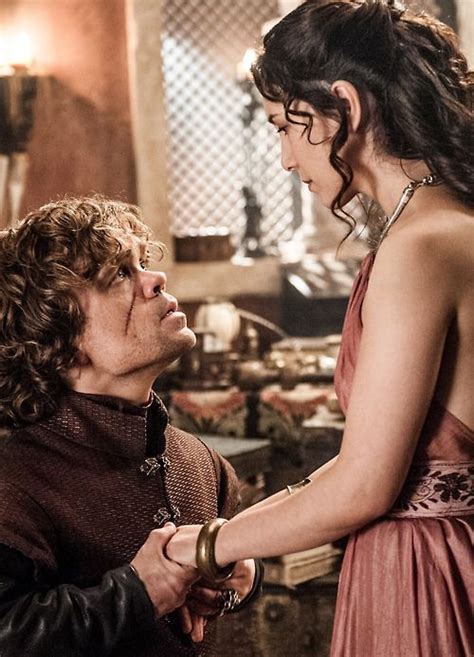 Peter Dinklage As Tyrion Lannister And Sibel Kekilli As Shae In Game Of