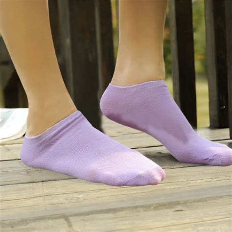 2017 Hot Womens Girls Cotton Short Socks Elastic Comfy Candy Color Female Spring Autumn Winter