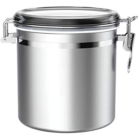 Check spelling or type a new query. Stainless Steel Airtight Canister For Kitchen, Large Flour ...