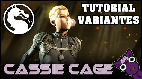 Mortal Kombat X Ps4 Tutorial De Variantes Cassie Cage Español