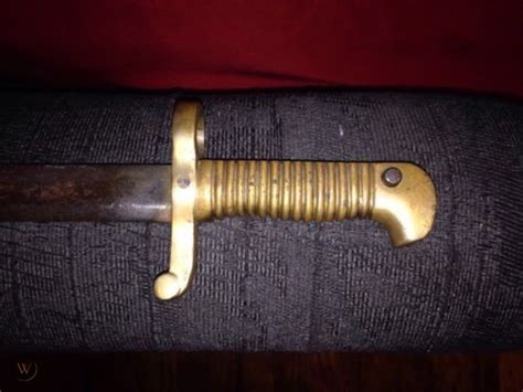 Old 1841 Mississippi Rifle Sword Bayonet Confederate