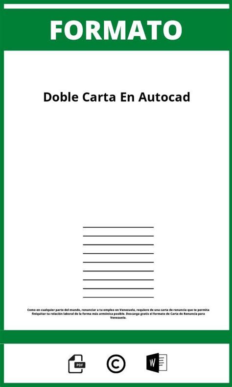 Formato Doble Carta En Autocad Imagesee