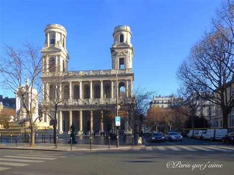 Église Saint Sulpice Paris Les Régions De France Cathédrale Paris