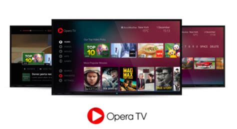 Opera Tv 20 — платформа для смарт телевизоров от Opera —
