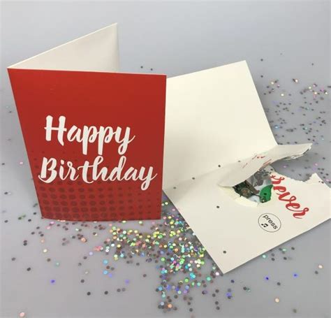 The Happy Birthday Never Ending Prank Greeting Card Glitter Bomb Your