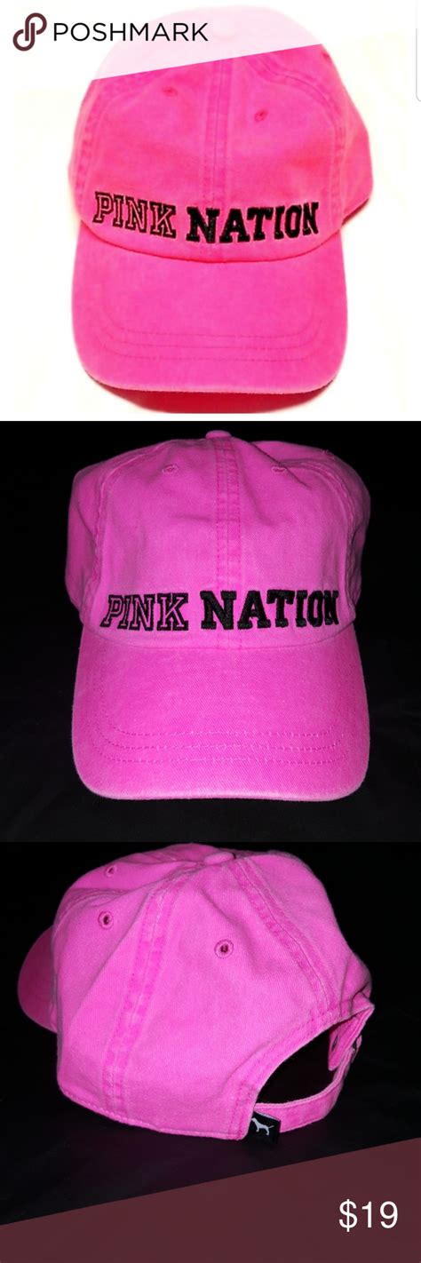 Victorias Secret Pink Nation Washed Baseball Cap Victorias Secret