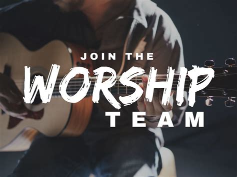 Worship Team Wanna Join Christian Life AG