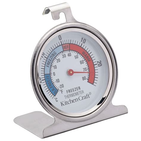Kitchencraft Dial Type Freezer Fridge Thermometer Uk