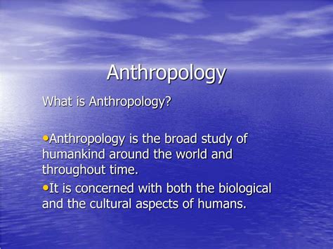 Ppt What Is Anthropology Powerpoint Presentation Free Download Id 5496577