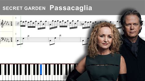 Passacaglia Secretgarden Piano Tutorial With Sheet Music Youtube