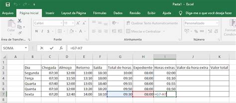 Como Calcular Horas Extras No Excel