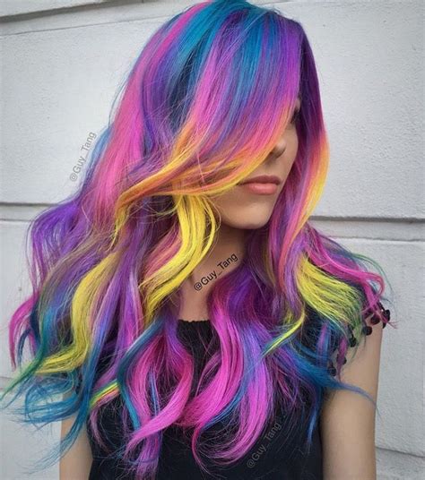 Pin By Diamondroseev 👸🏻💕 On Multi Colored Hair Hair Dye Colors