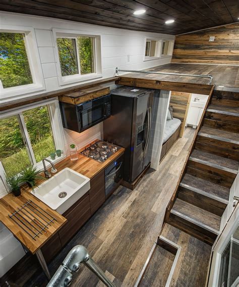 10 Marvelous Tiny House Kitchens That Will Make You Want To Downsize In 2020 Tiny House Plans