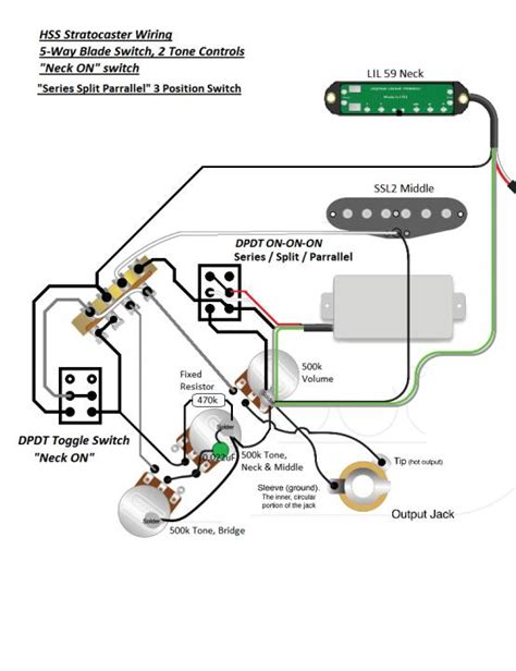 Fender hss wiring diagram source: Wiring Diagram Fender Hss Strat