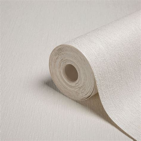 Graham And Brown Superfresco White Snow Textured Paintable Wallpaper