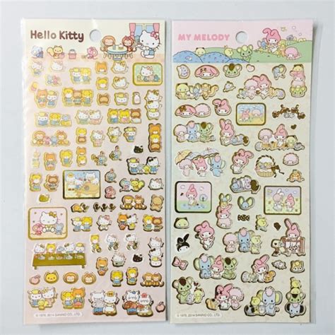 Sticker Hello Kitty And My Melody Shopee Thailand