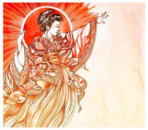 Amaterasu The Radiant Japanese Shinto Sun Goddess