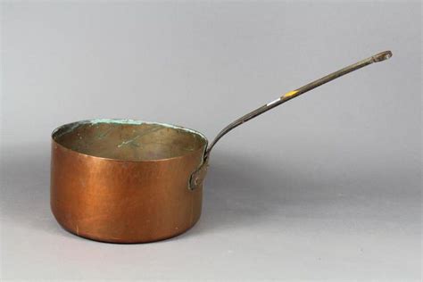 French Copper And Iron Saucepan Copper Metalware