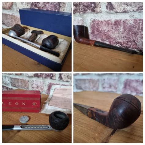 Vintage Smoking Pipe Collection Falcon Adyin Pipes 4436 Picclick