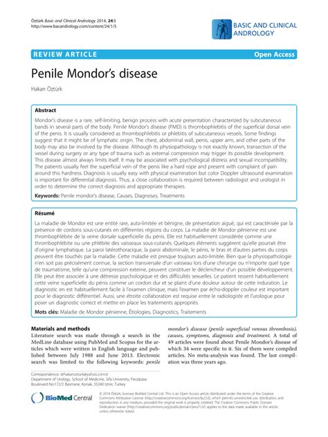 We did not find results for: Penile Mondor's disease (PDF Download Available)