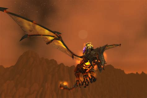 This is a flying mount. Smoldering Ember Wyrm | World of Warcraft EU | Dving.net