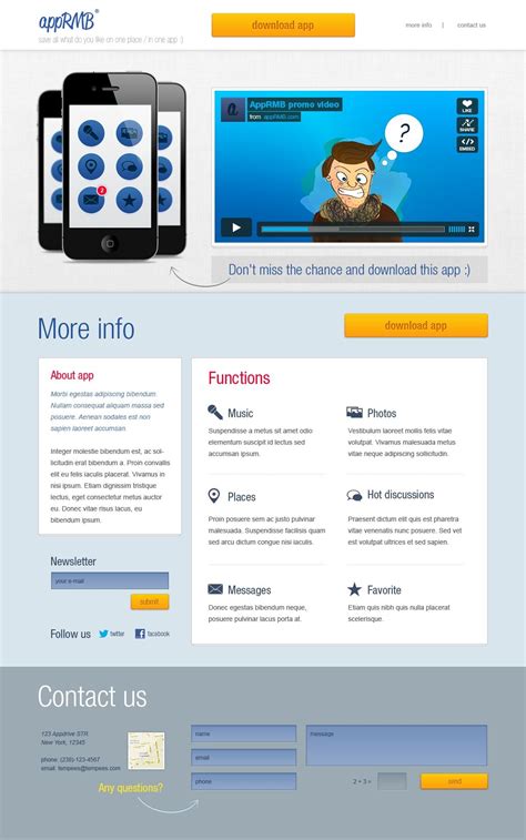App landing page | Landing page, App landing page, Landing page examples