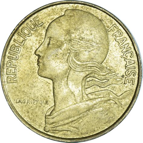 Coin France 10 Centimes 1989 European Coins