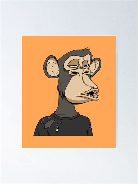 Monkey Nft Bored Ape Yacht Club 16 Funny Nft T Idea Poster By