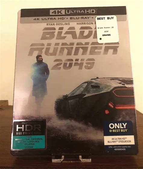 Blade Runner 2049 4k Ultra Hd Blu Ray Steelbook Only At Best Buy 165