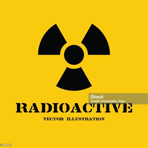 Radioactieve Symbool Geïsoleerd Stockvectorkunst En Meer Beelden Van