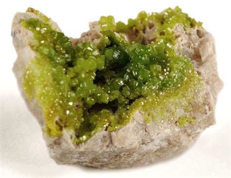 Lustrous Grass Green Pyromorphite Irocks Fine Minerals