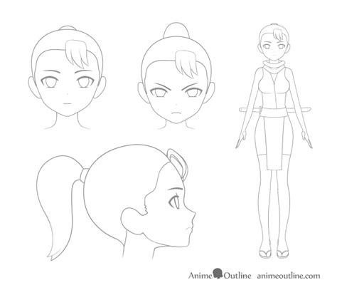 4 Important Steps To Draw A Manga Or Anime Character Animeoutline