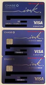 Pictures of Visa Ink Credit Card