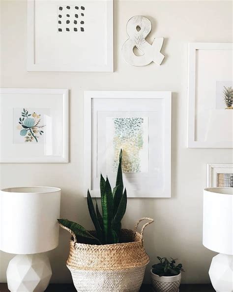 Neutral Gallery Wall Inspo Pretty White Frames And How To Mix And