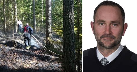 Robert Strid Kan Prisas För Sitt Ledarskap Under Skogsbränderna Svt