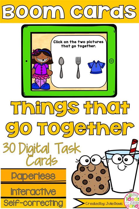 Things That Go Together Task Cards Classification Game Boom Cards
