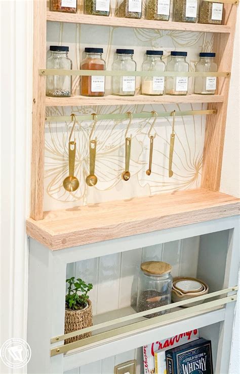 Building A Spice Rack Wall Spice Rack Diy Never Skip Brunch By Cara