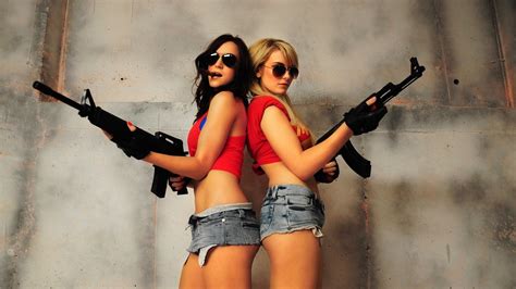 Girls With Guns Wallpaper 56 Images