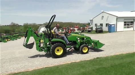 2019 John Deere 2025r Tractor W Loader And Backhoe Like New No