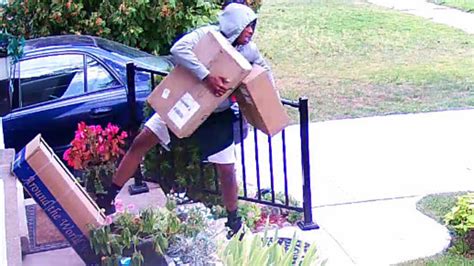 Video Shows Man Stealing Packages From Front Porch In Westland