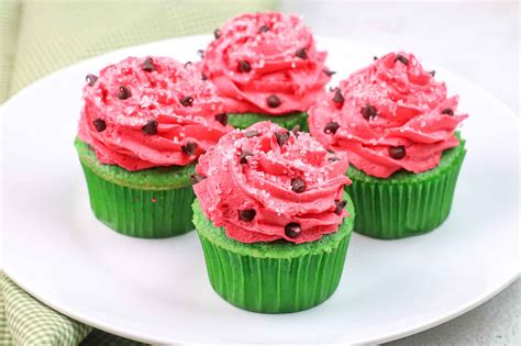 The Cutest Watermelon Cupcakes For Summer Parties Brooklyn Active