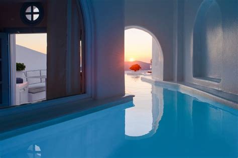 Inside Santorini Hotel With Secret Tunnels Hidden Infinity Pool And